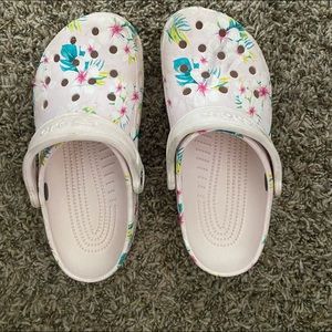 Floral Crocs